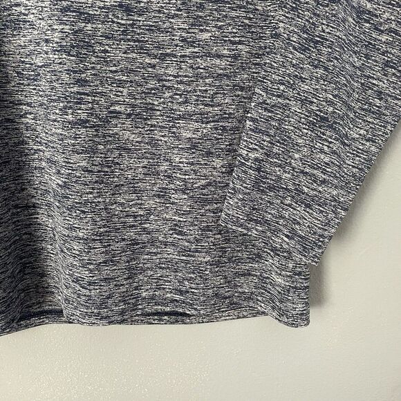 Under Armour Shirt Mens L 1/4 Zip Long‎ Sleeve Heat Gear Thermal Base Layer Blue - Picture 3 of 10